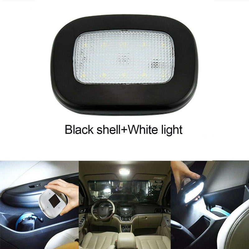 MASO Car Interior Dome Light 10LED Ceiling Roof Lamp 12V USB Rechargeable Reading Lights for Trailer/Van/Yacht/Boat/Caravanï¼ˆBlack+Whiteï¼‰ - Image 4